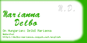 marianna delbo business card